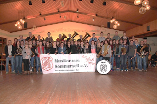Gruppenbild 2015 - Musikverein Sommersell e.V.